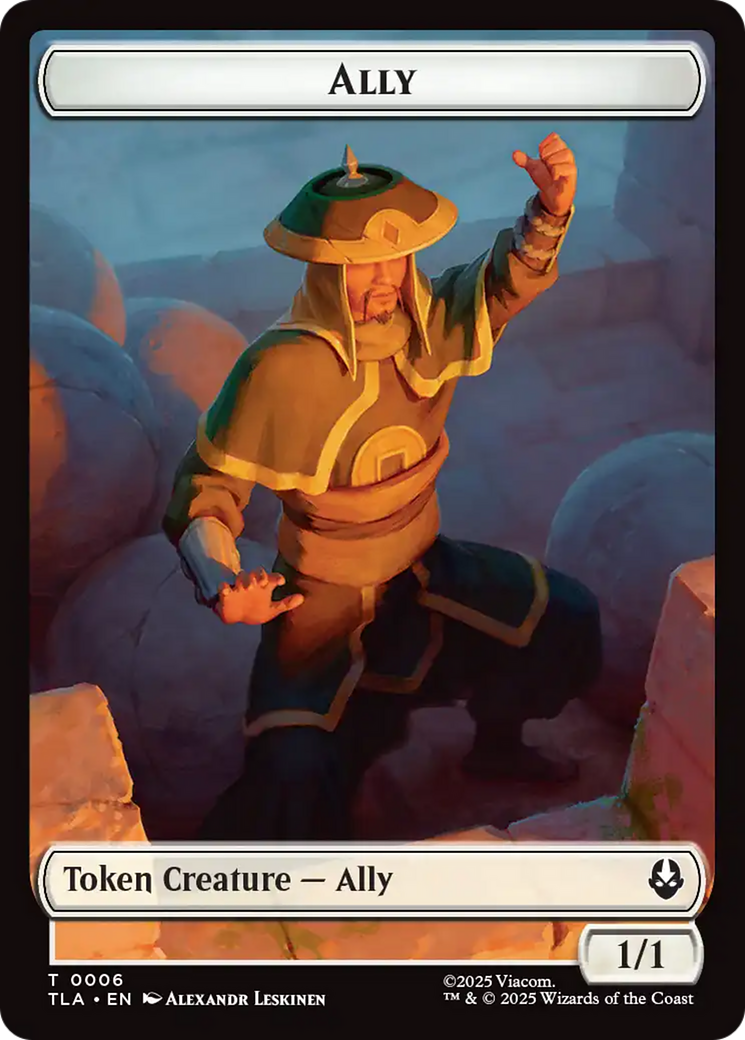 Ally (0006) // Bear Double-Sided Tokens [Avatar: The Last Airbender Tokens] | Devastation Store