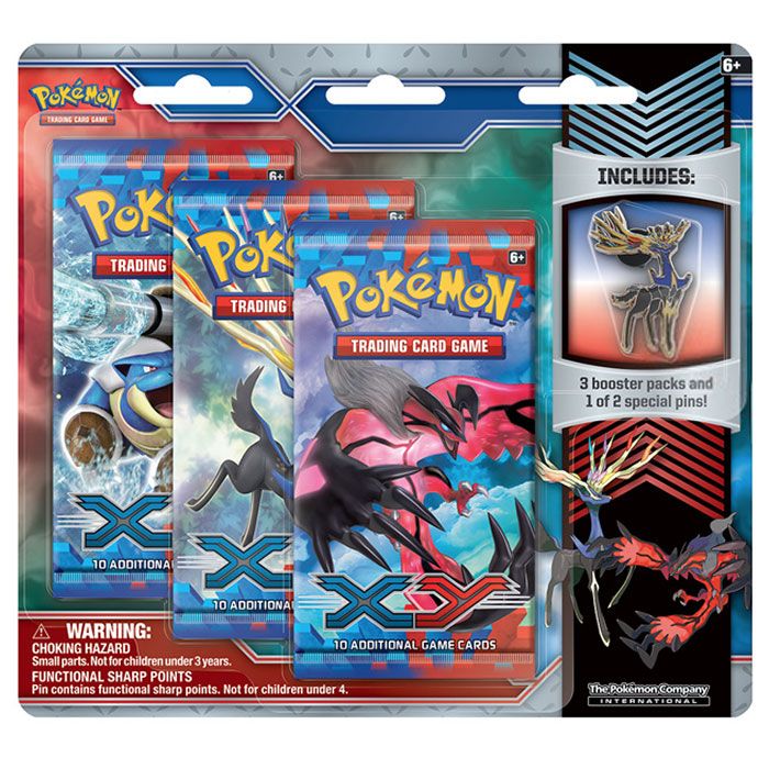 XY - Collector's Pin 3-Pack Blister (Xerneas) | Devastation Store