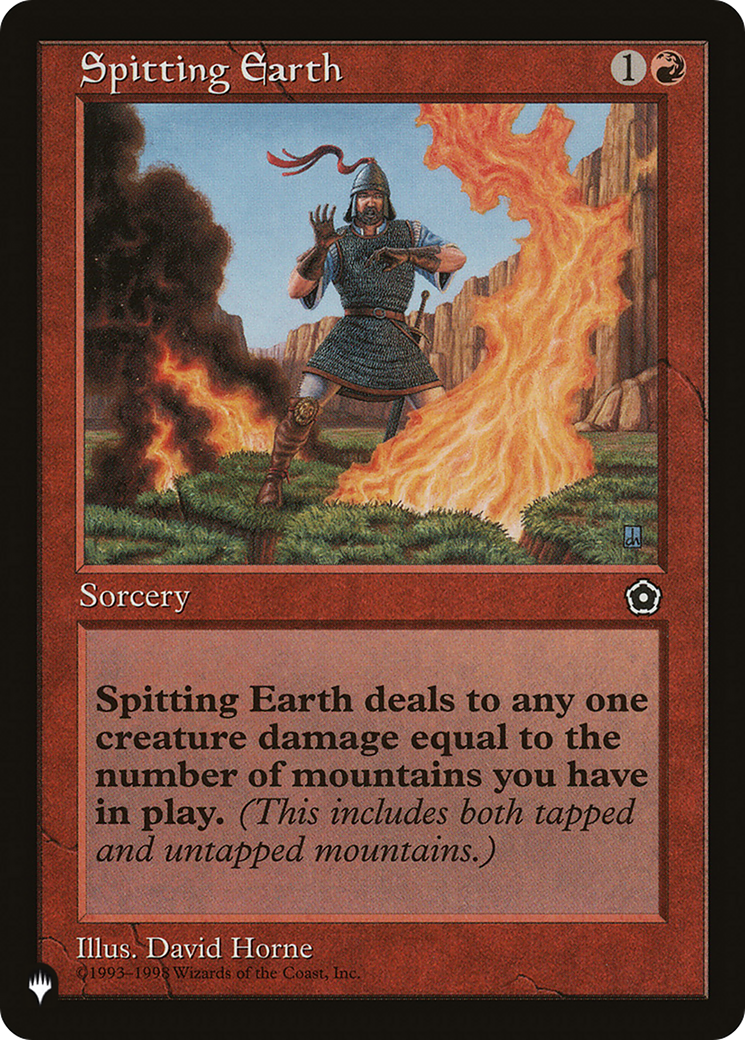 Spitting Earth [The List Reprints] | Devastation Store