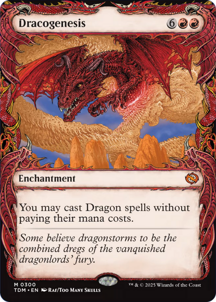 Dracogenesis (0300) (Showcase) [Tarkir: Dragonstorm] | Devastation Store