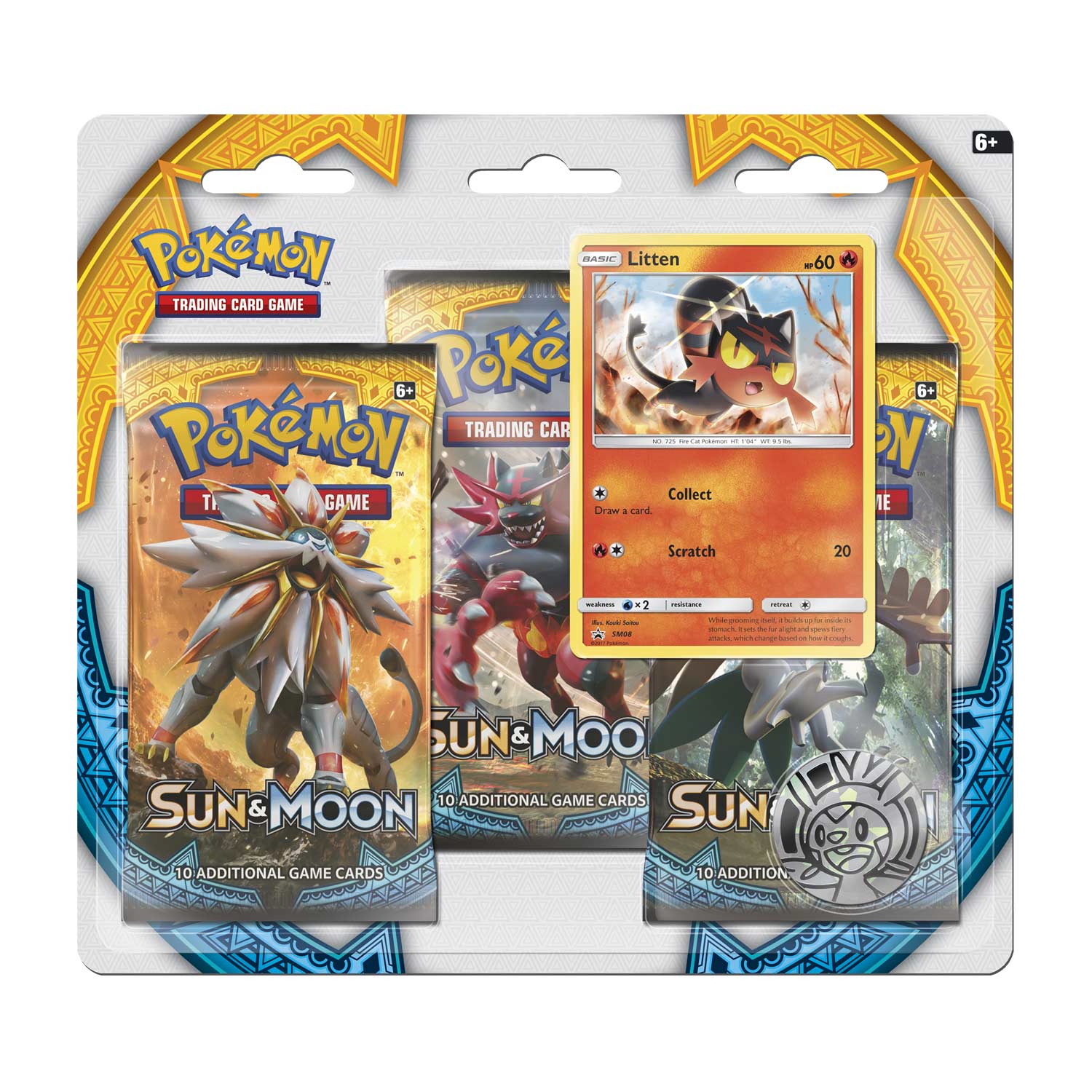 Sun & Moon - Premium 3-Pack Blister (Litten) | Devastation Store