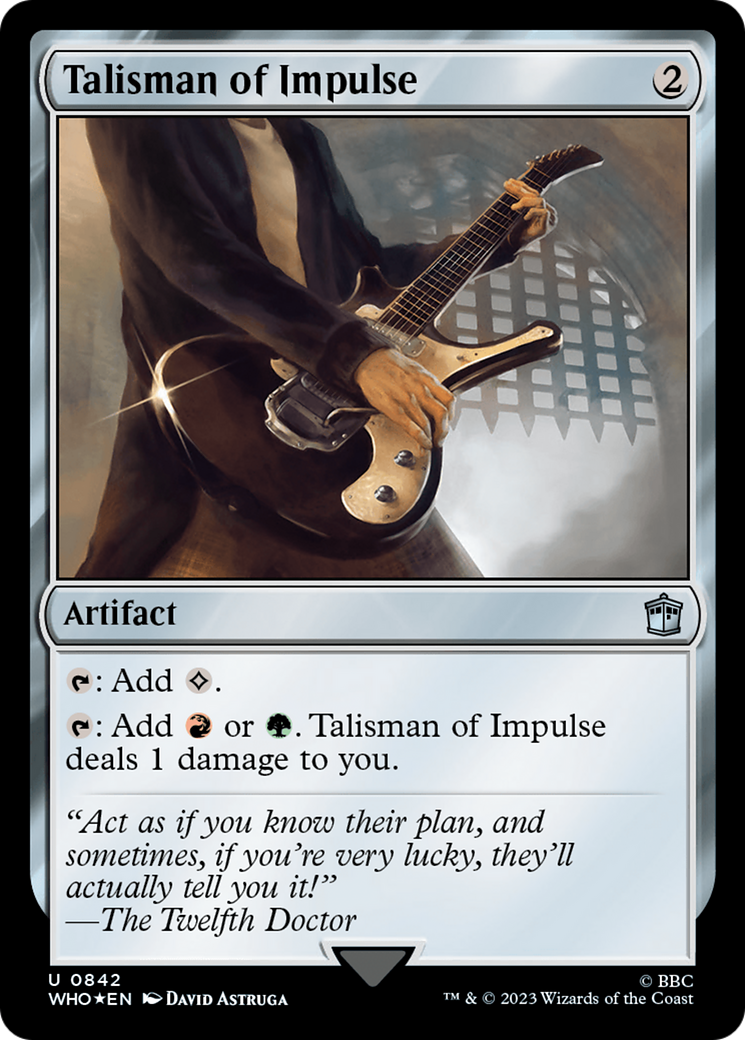 Talisman of Impulse (Surge Foil) [Doctor Who] | Devastation Store