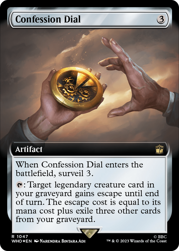 Confession Dial (Extended Art) (Surge Foil) [Doctor Who] | Devastation Store