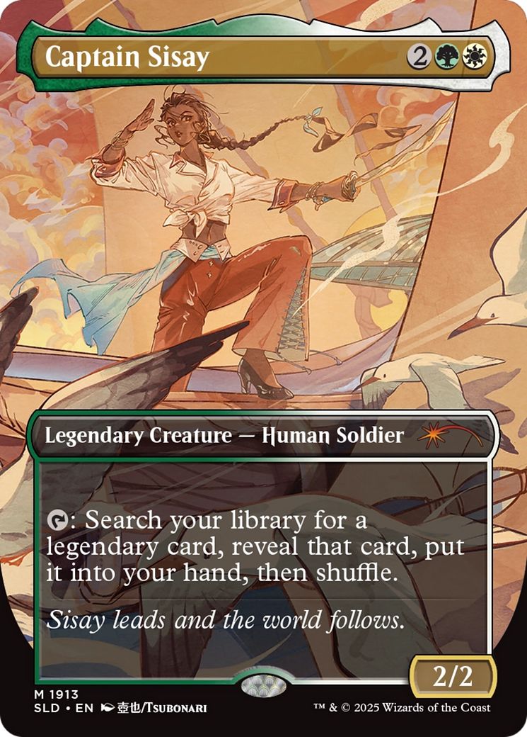 Captain Sisay (1913) (Rainbow Foil) [Secret Lair Drop Series] | Devastation Store