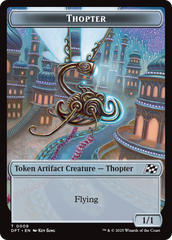 Servo // Thopter (0009) Double-Sided Token [Aetherdrift Tokens] | Devastation Store