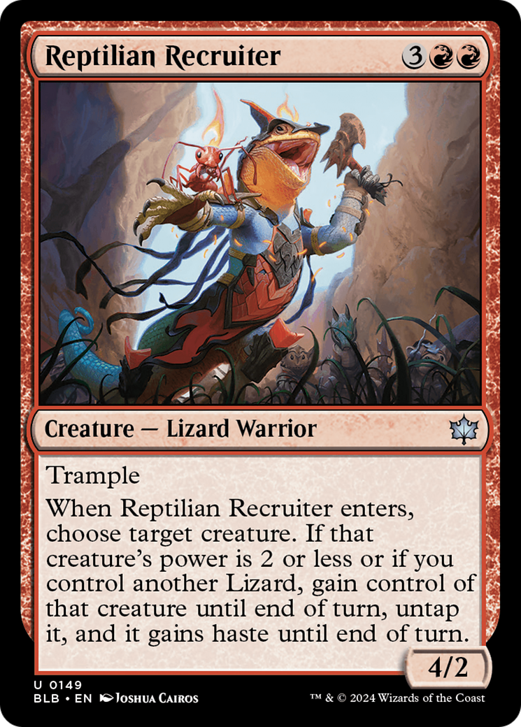 Reptilian Recruiter [Bloomburrow] | Devastation Store