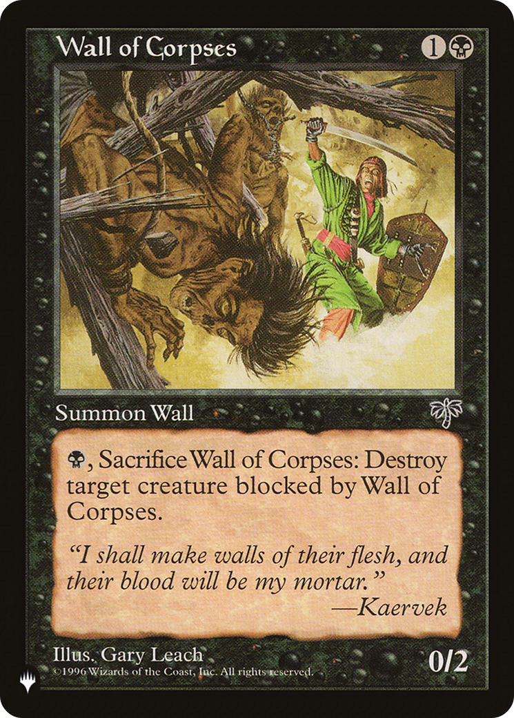 Wall of Corpses [The List Reprints] | Devastation Store