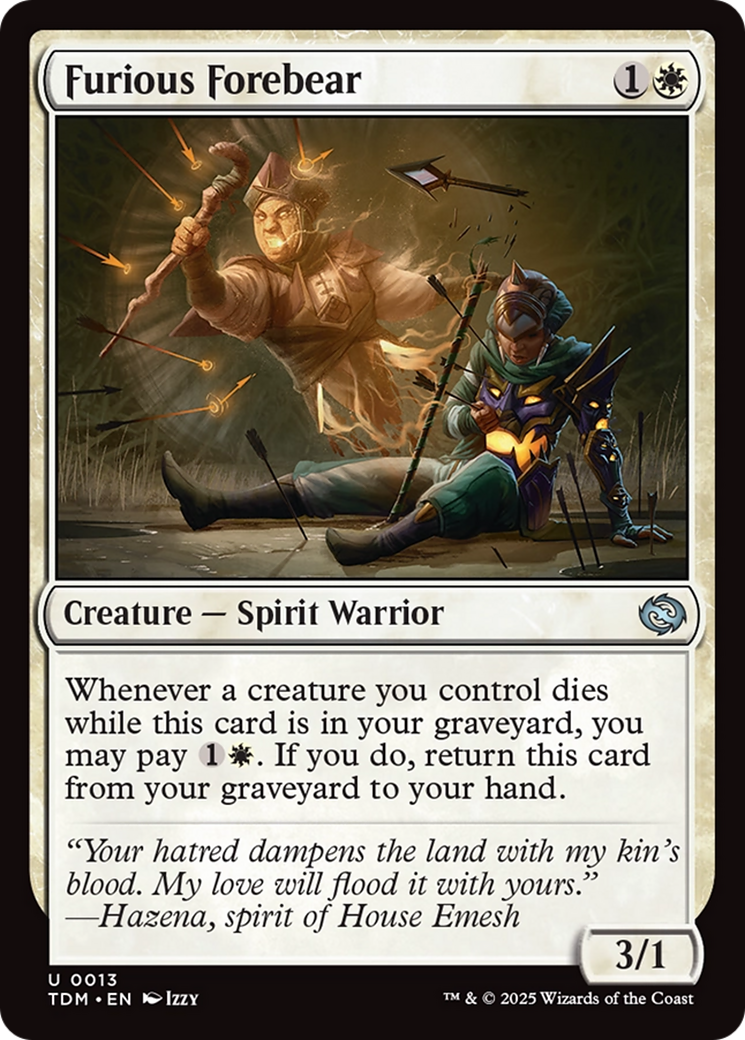 Furious Forebear [Tarkir: Dragonstorm] | Devastation Store