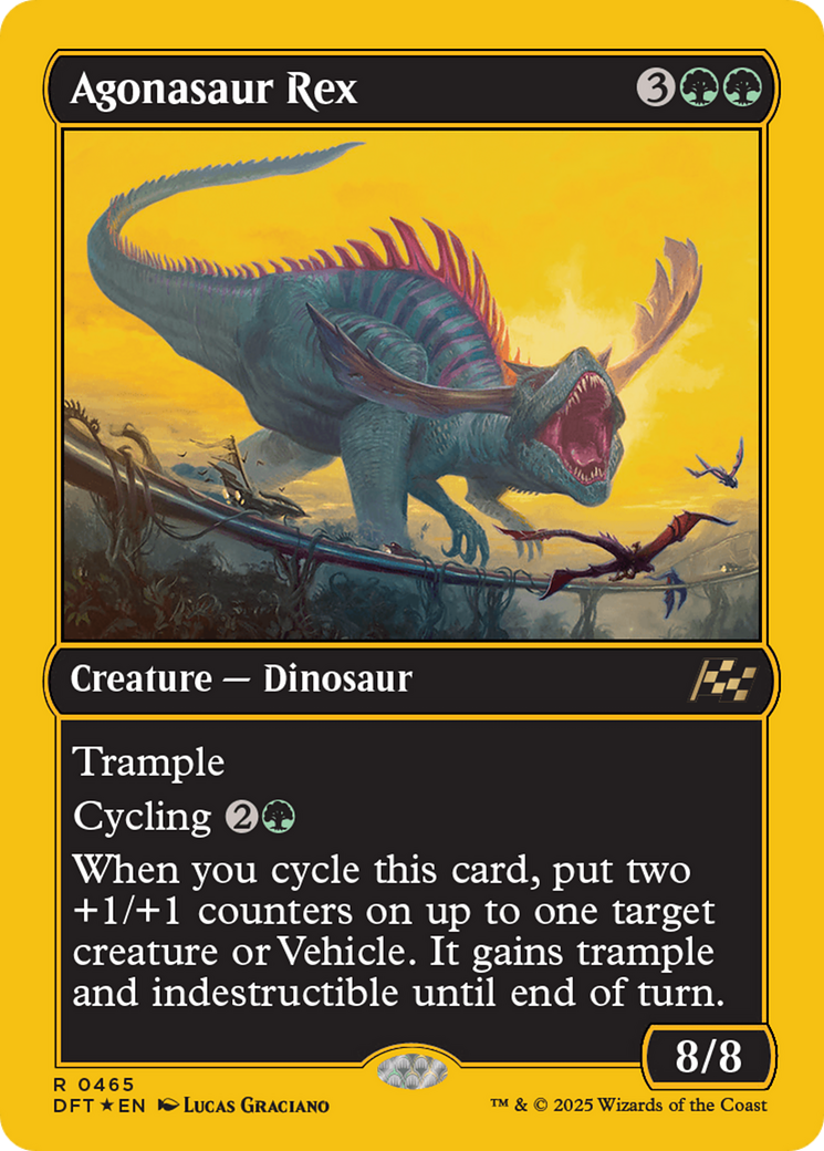Agonasaur Rex (First-Place Foil) [Aetherdrift] | Devastation Store
