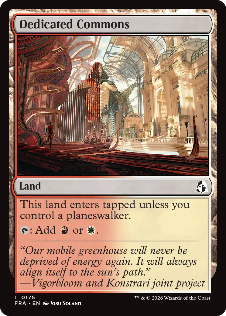 Dedicated Commons [Reality Fracture] | Devastation Store