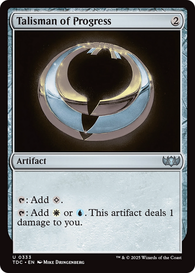 Talisman of Progress [Tarkir: Dragonstorm Commander] | Devastation Store