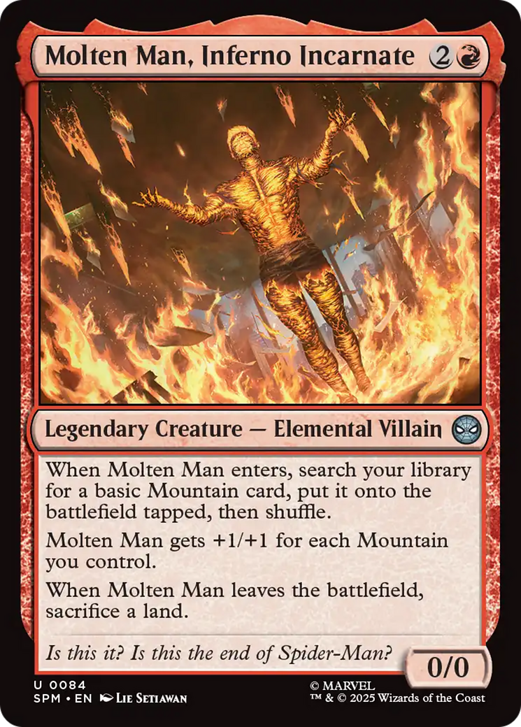 Molten Man, Inferno Incarnate [Marvel's Spider-Man] | Devastation Store