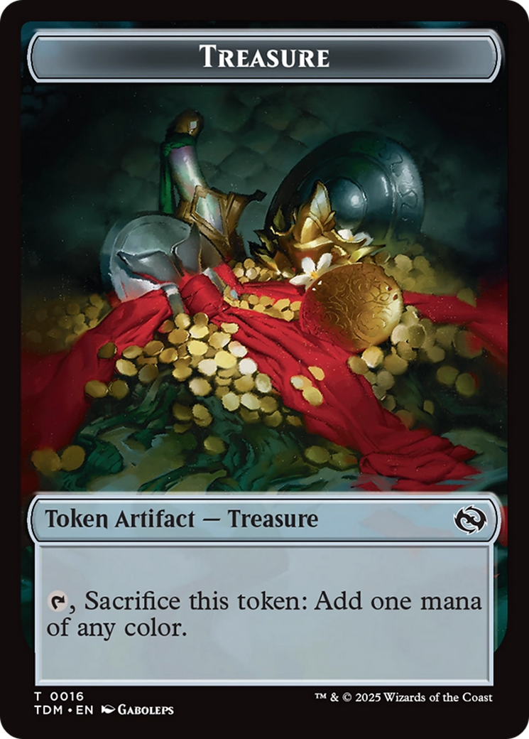 Experience // Treasure Double-Sided Token [Tarkir: Dragonstorm Commander Tokens] | Devastation Store