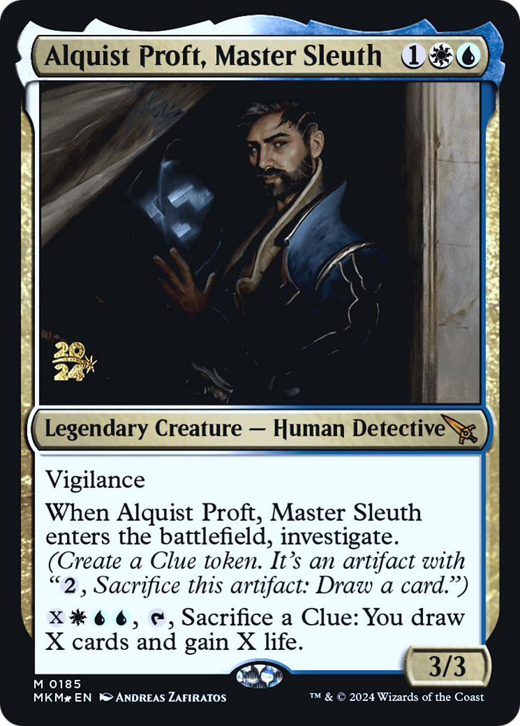 Alquist Proft, Master Sleuth [Murders at Karlov Manor Prerelease Promos] | Devastation Store