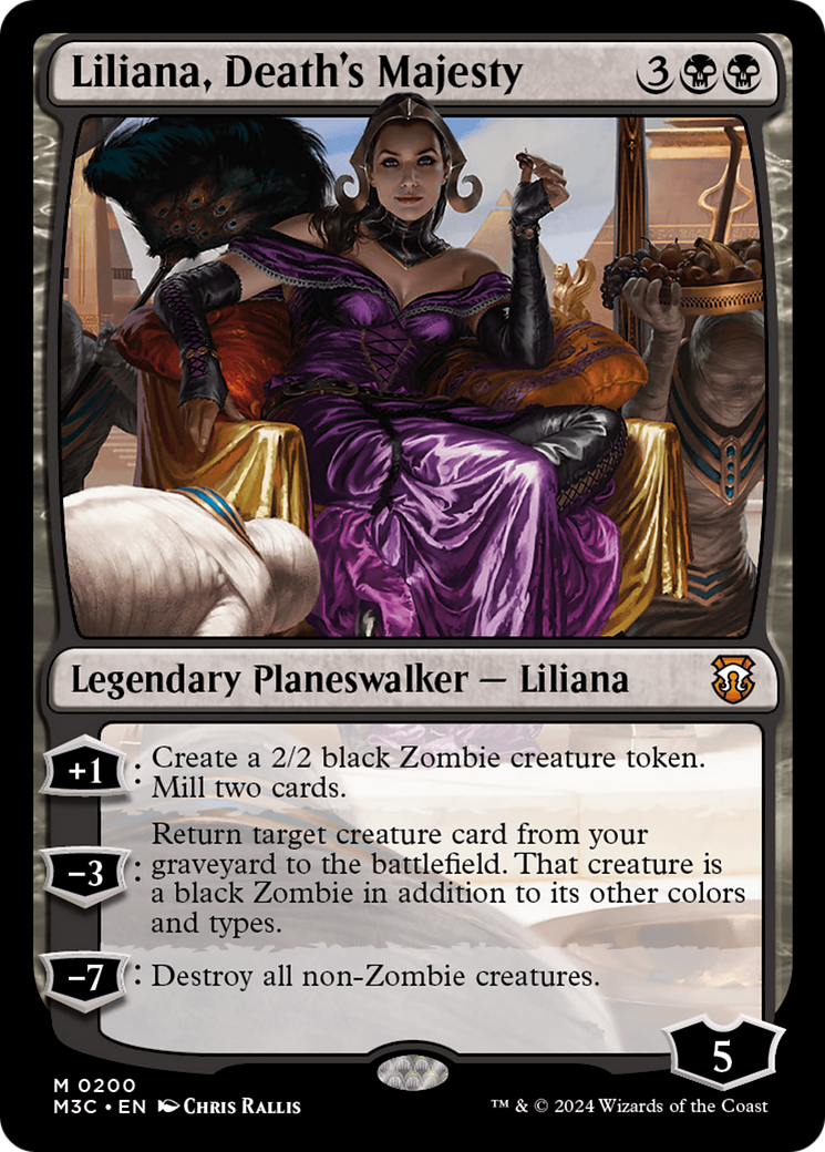Liliana, Death's Majesty (Ripple Foil) [Modern Horizons 3 Commander] | Devastation Store