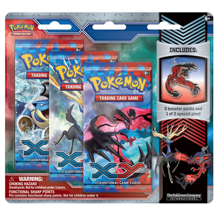 XY - Collector's Pin 3-Pack Blister (Yveltal) | Devastation Store