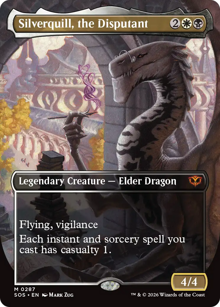 Silverquill, the Disputant (Borderless) [Secrets of Strixhaven] | Devastation Store