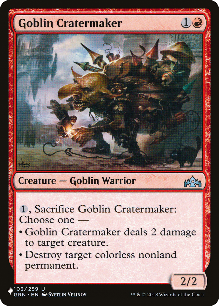 Goblin Cratermaker [The List Reprints] | Devastation Store