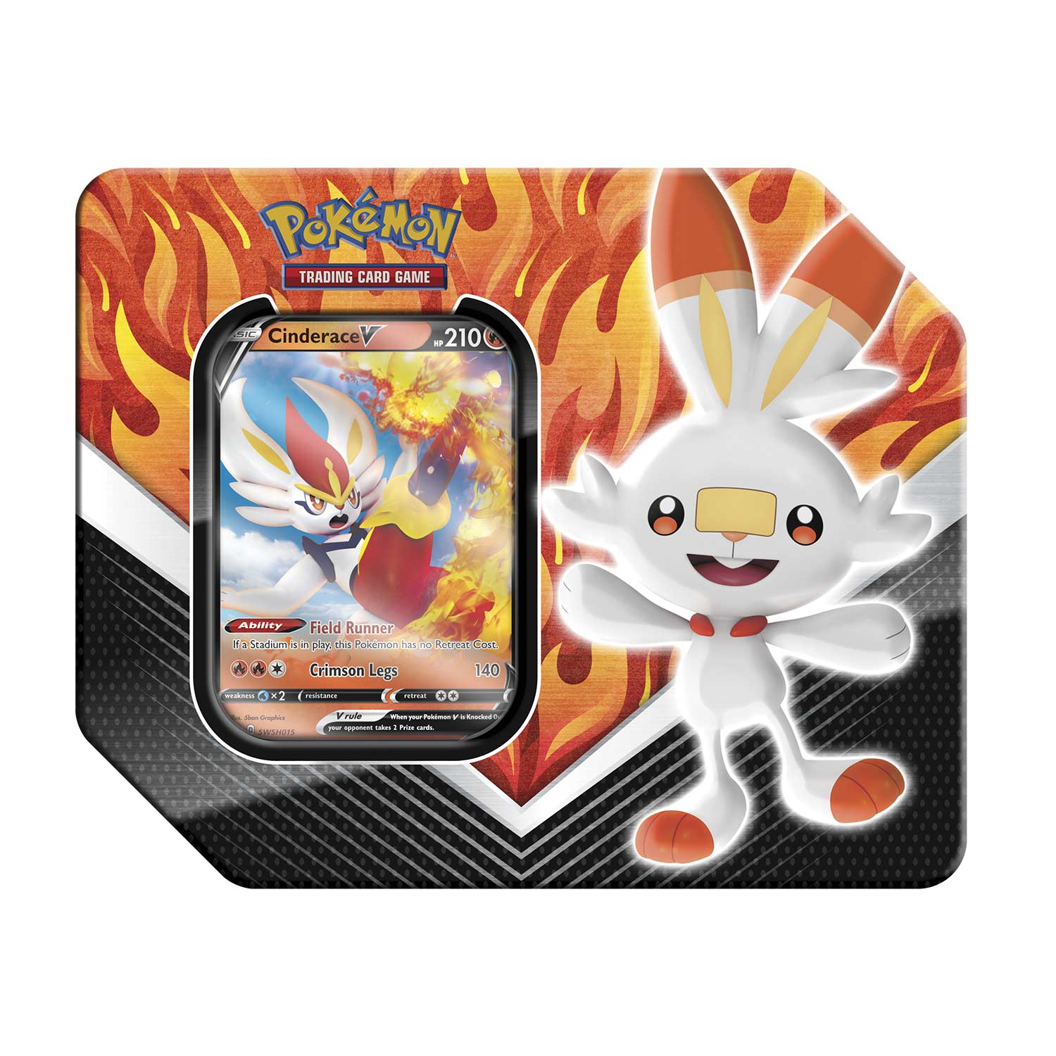 Sword & Shield - Galar Partners Collector's Tin (Cinderace V) | Devastation Store