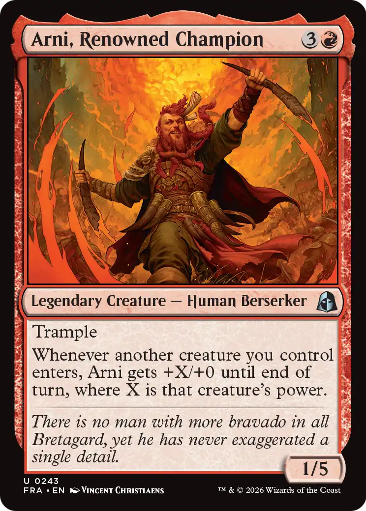 Arni, Renowned Champion [Reality Fracture] | Devastation Store