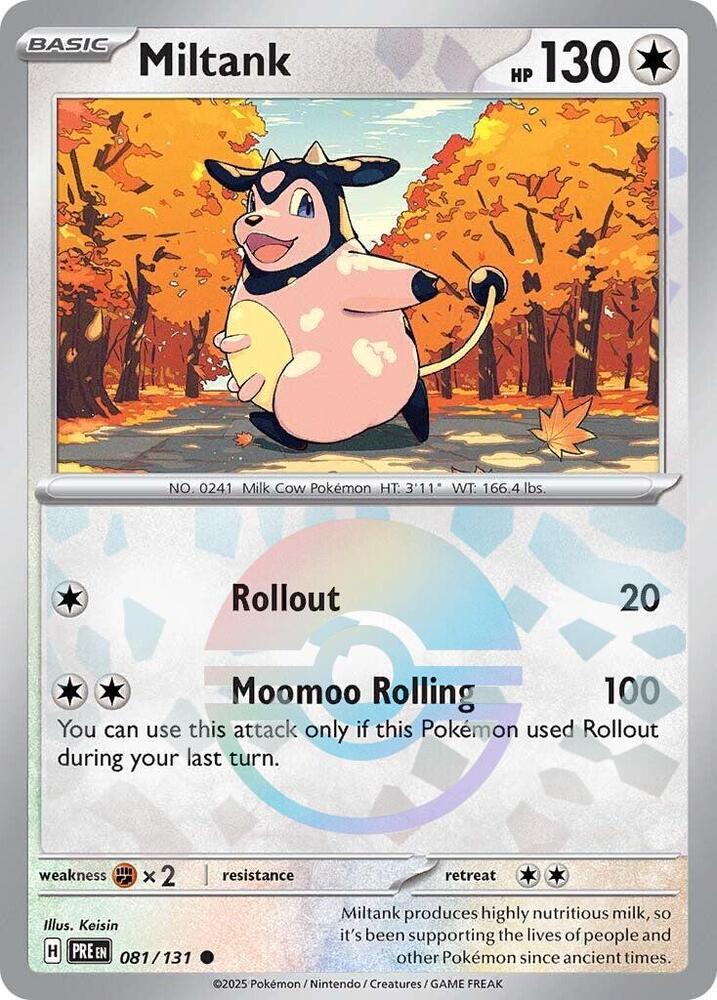 Miltank (081/131) (Poke Ball Pattern) [Scarlet & Violet: Prismatic Evolutions] | Devastation Store