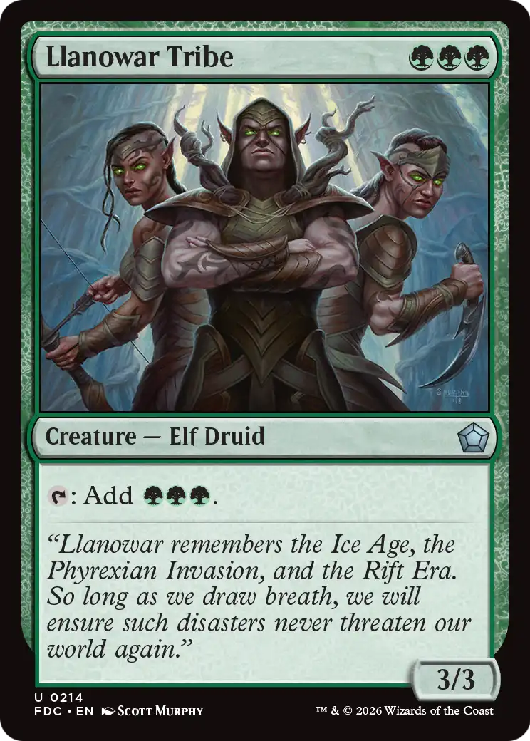 Llanowar Tribe [Foundations Commander] | Devastation Store