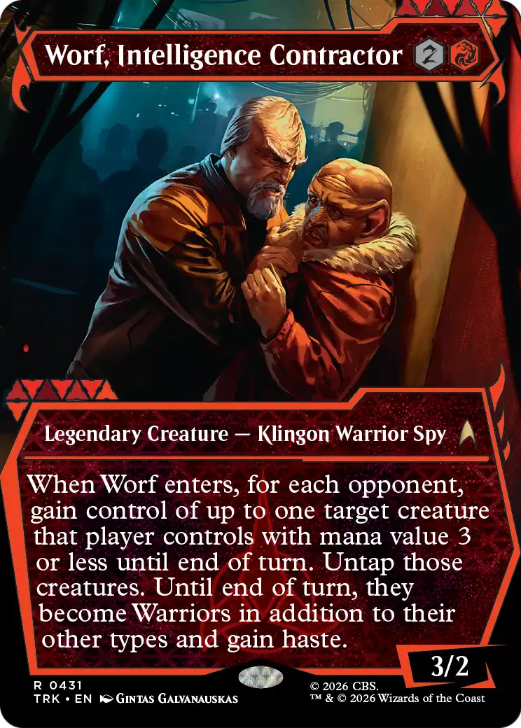 Worf, Intelligence Contractor (Showcase) [Star Trek] | Devastation Store