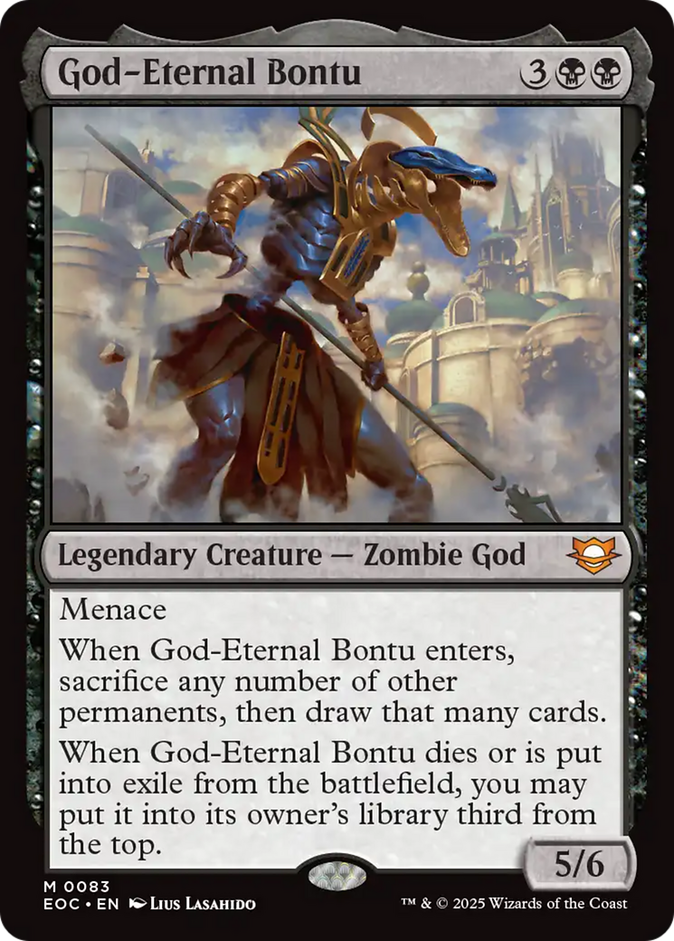 God-Eternal Bontu [Edge of Eternities Commander] | Devastation Store