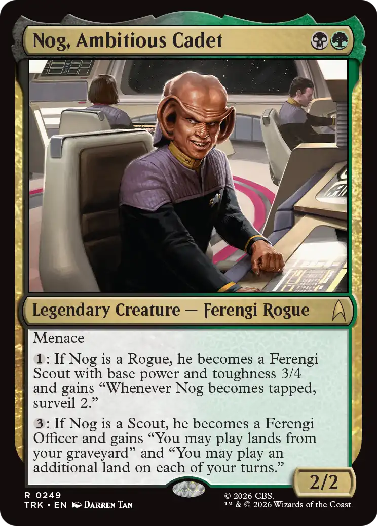 Nog, Ambitious Cadet [Star Trek] | Devastation Store