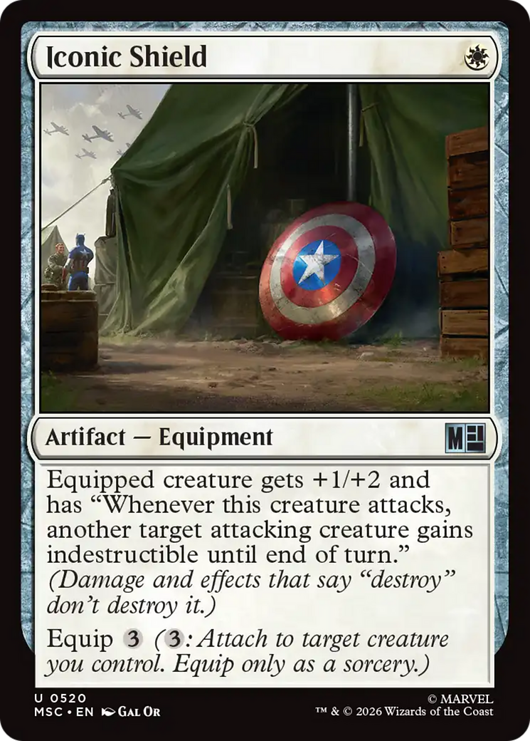Iconic Shield [Marvel Super Heroes Commander] | Devastation Store