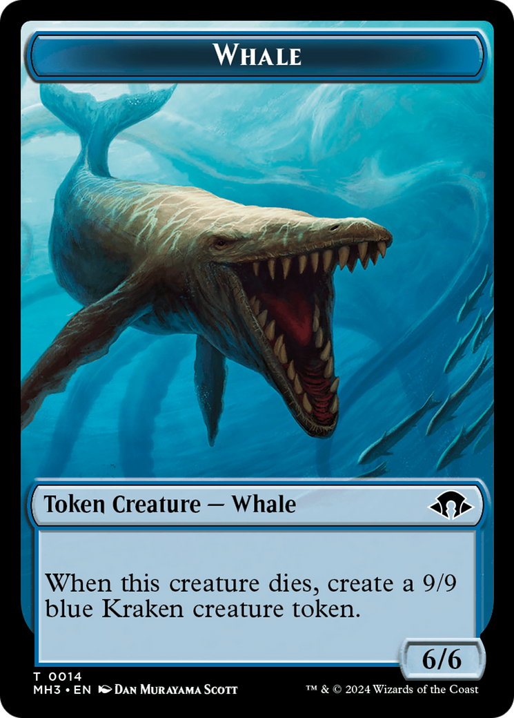Phyrexian Germ // Whale Double-Sided Token [Modern Horizons 3 Tokens] | Devastation Store