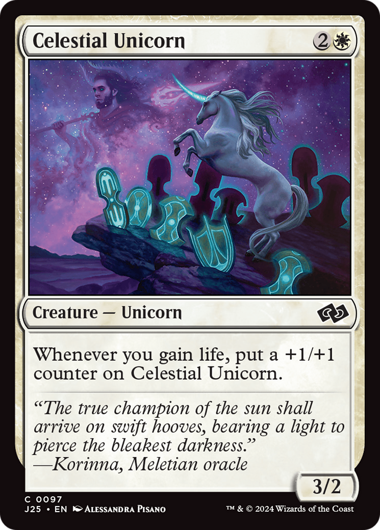 Celestial Unicorn [Foundations Jumpstart] | Devastation Store