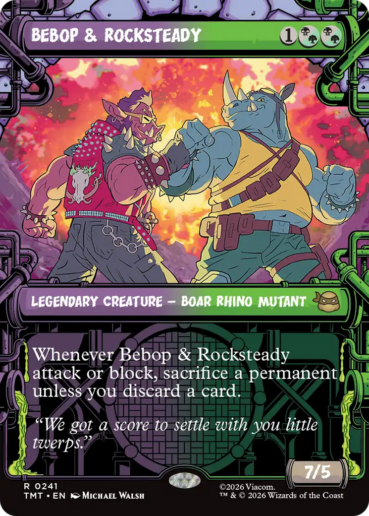 Bebop & Rocksteady (Showcase) [Teenage Mutant Ninja Turtles] | Devastation Store