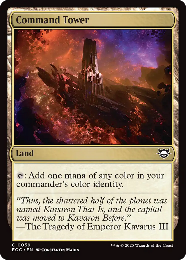 Command Tower [Edge of Eternities Commander] | Devastation Store