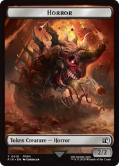 Hero (0006) // Horror (0013) Double-Sided Token [FINAL FANTASY Tokens] | Devastation Store