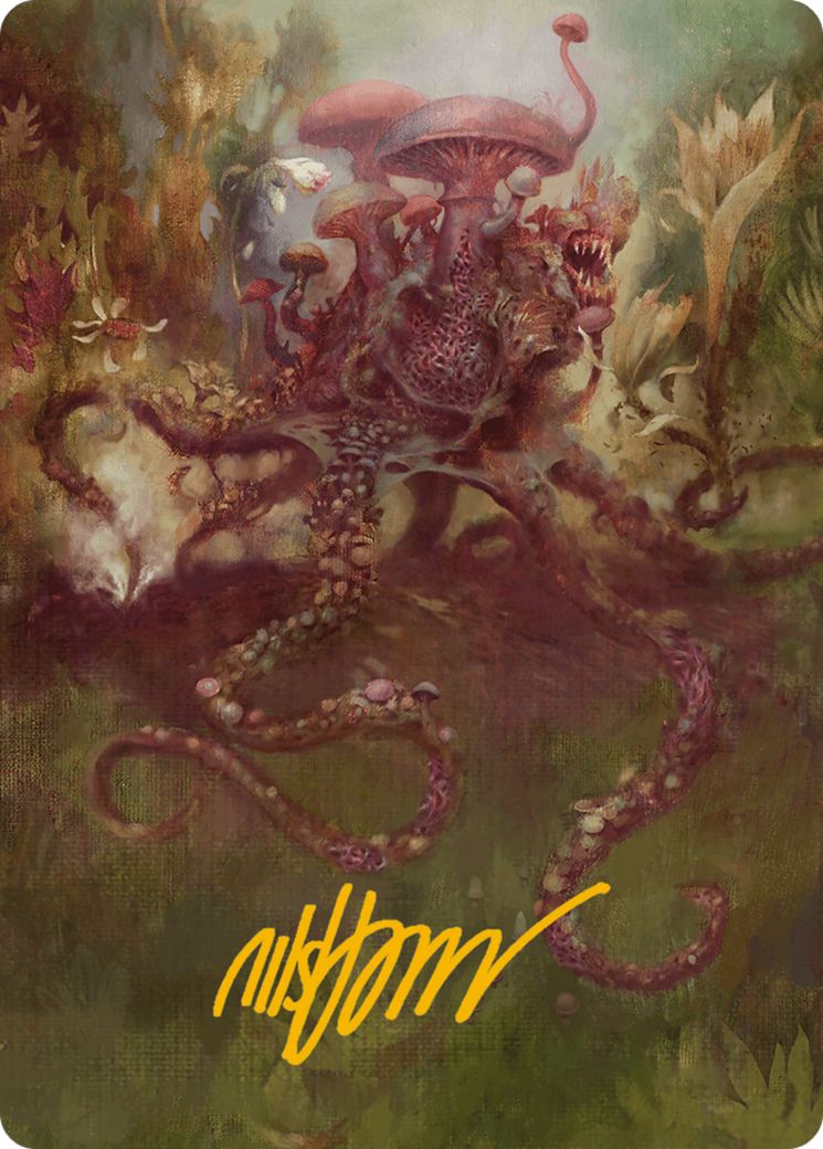 Sowing Mycospawn Art Card (Gold-Stamped Signature) [Modern Horizons 3 Art Series] | Devastation Store