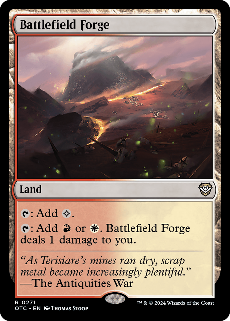 Battlefield Forge [Outlaws of Thunder Junction Commander] | Devastation Store