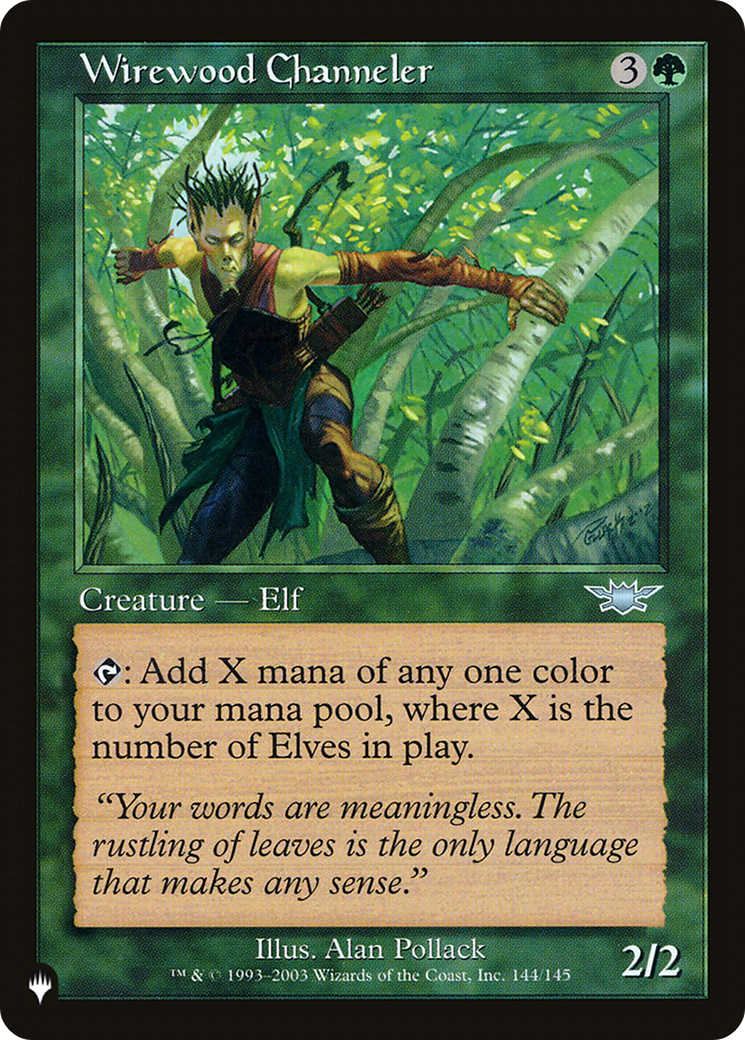 Wirewood Channeler [The List Reprints] | Devastation Store