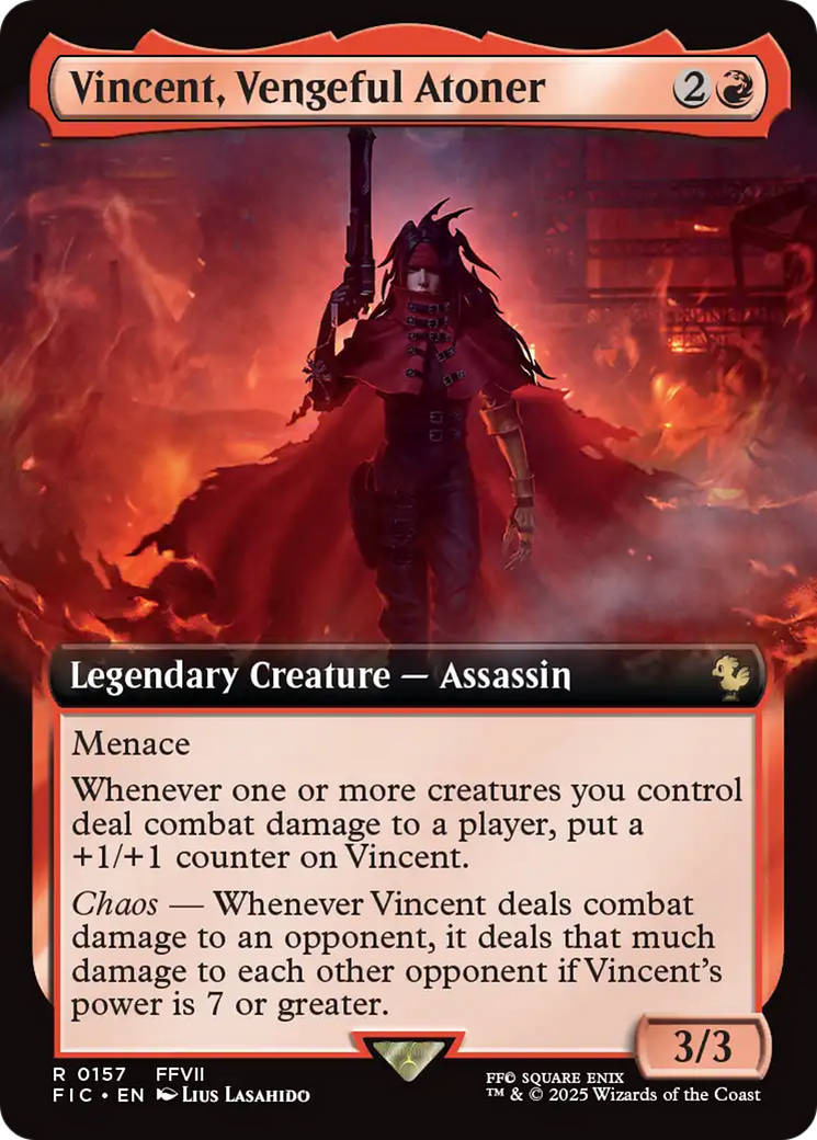 Vincent, Vengeful Atoner (Extended Art) [FINAL FANTASY Commander] | Devastation Store