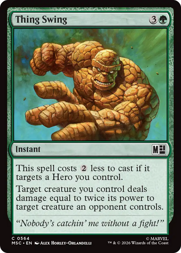 Thing Swing [Marvel Super Heroes Commander] | Devastation Store