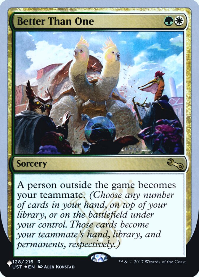 Better Than One (Unfinity Foil Edition) [The List] | Devastation Store