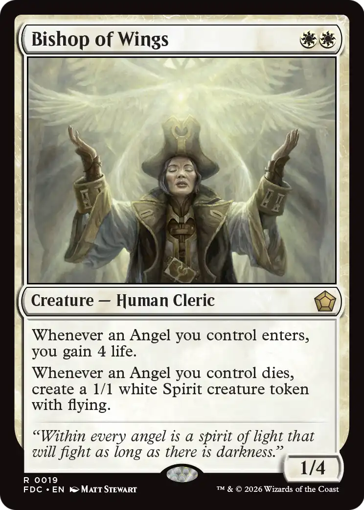 Bishop of Wings [Foundations Commander] | Devastation Store