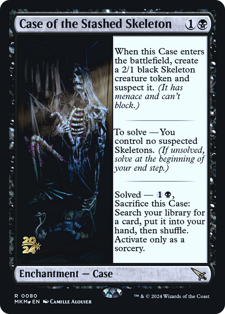 Case of the Stashed Skeleton [Murders at Karlov Manor Prerelease Promos] | Devastation Store