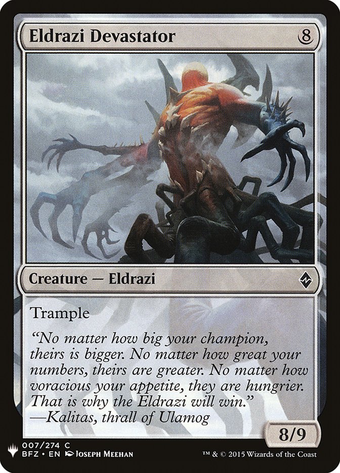 Eldrazi Devastator [Mystery Booster] | Devastation Store