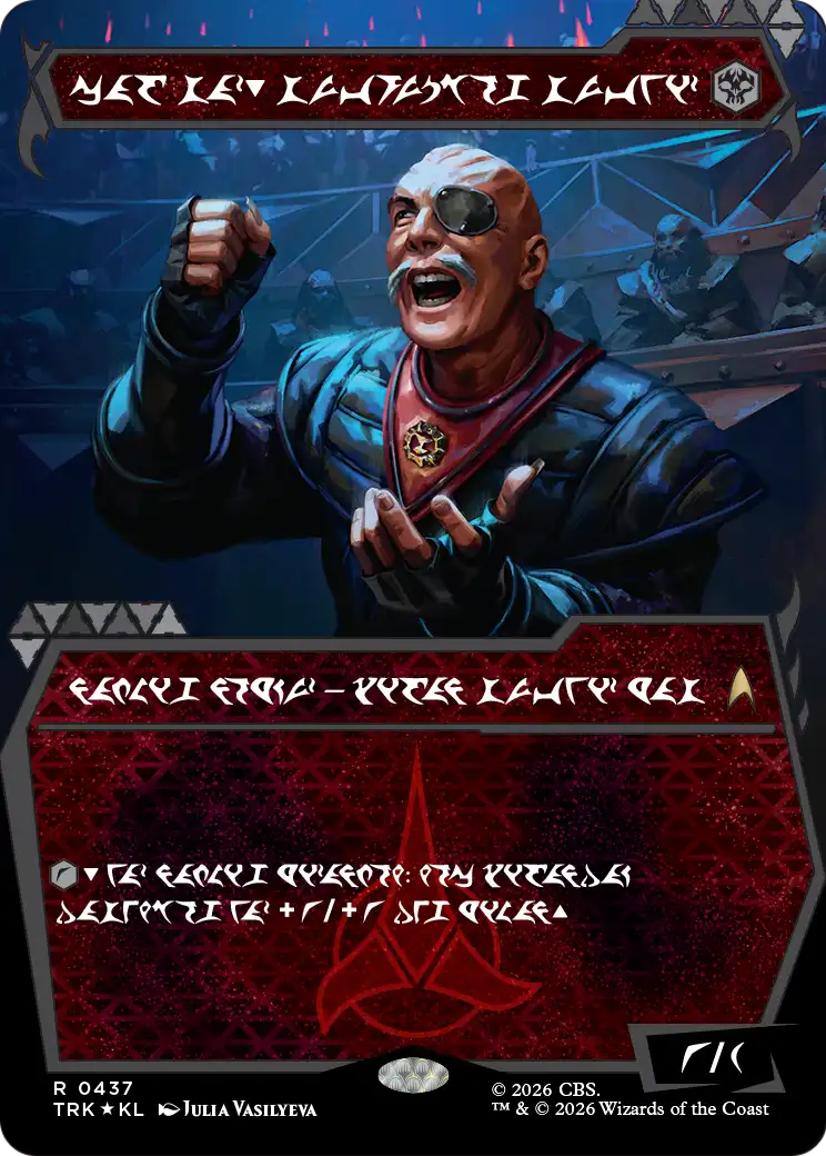 General Chang, Cold Warrior (0437) (Showcase Klingon) [Star Trek] | Devastation Store