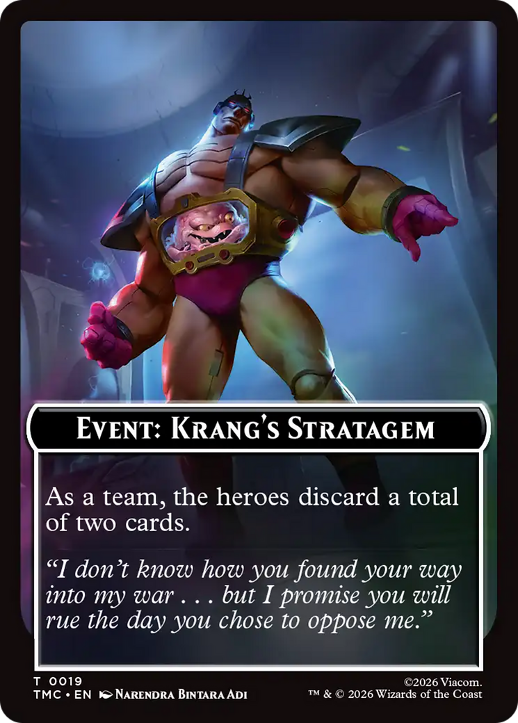 Event: Krang's Stratagem [Teenage Mutant Ninja Turtles Commander Tokens] | Devastation Store