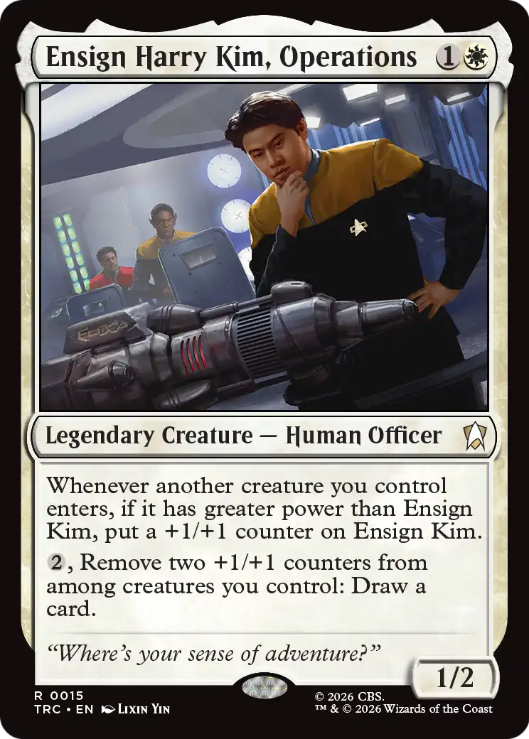 Ensign Harry Kim, Operations (Surge Foil) [Star Trek Commander] | Devastation Store