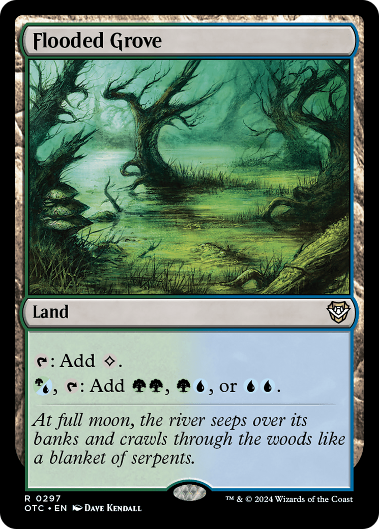 Flooded Grove [Outlaws of Thunder Junction Commander] | Devastation Store