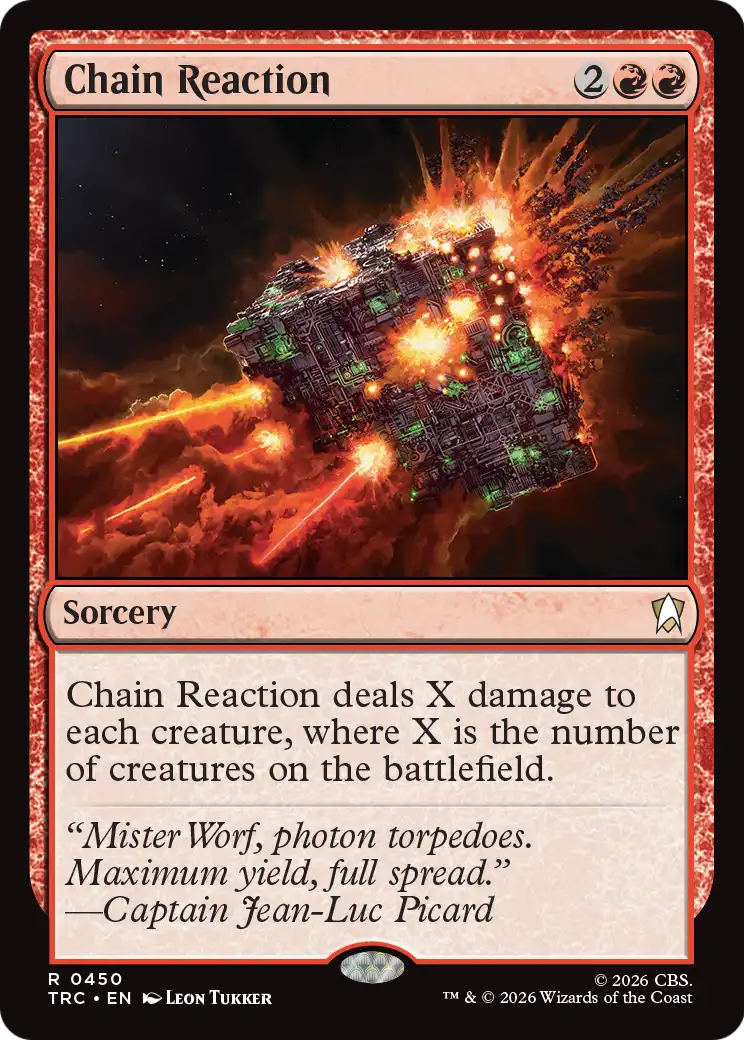 Chain Reaction (Surge Foil) [Star Trek Commander] | Devastation Store