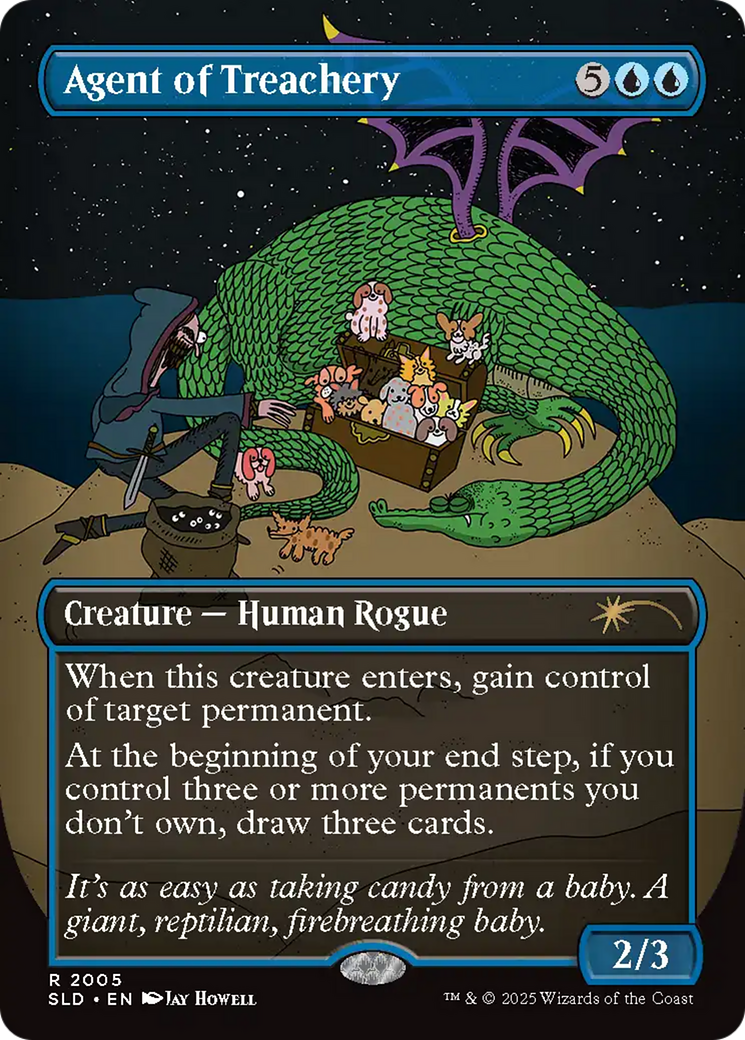 Agent of Treachery (Rainbow Foil) [Secret Lair Drop Series] | Devastation Store